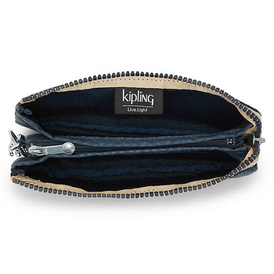 Sacs Kipling Creativity Large Pouch Bleu | FR 1129DF